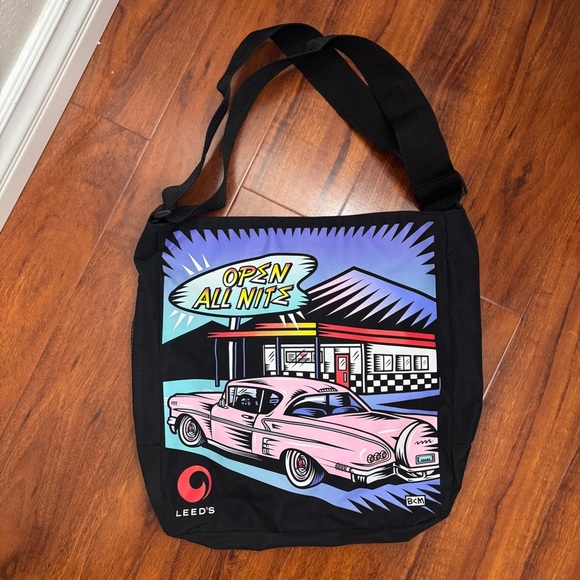 Leeds Vintage Open All Night Tote Bag - Picture 1 of 7